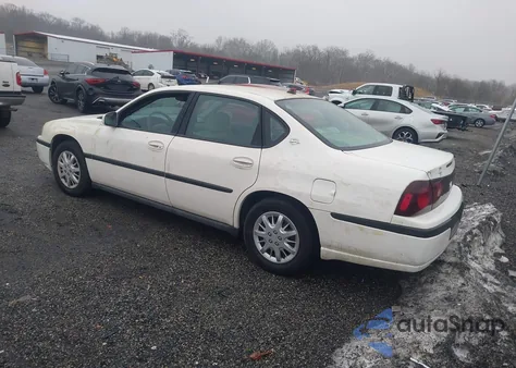 2004 Chevrolet Impala из США, поврежденный, VIN 2G1WF52E849185336